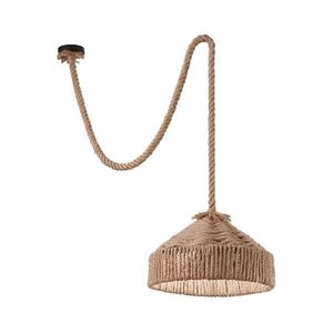 Ideal Lux - Csillár zsinóron CANAPA 1xE27/15W/230V átm. 41 cm barna 134833 kép