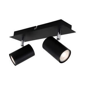 Briloner 2857-025 - Spotlámpa SPOT 2xGU10/40W/230V fekete 2857-025 kép