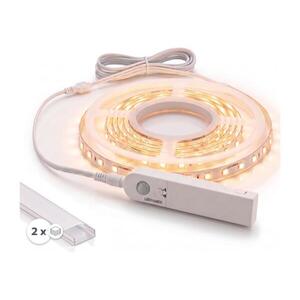 SmartLED SZETT 1x LED szalag érzékelővel FLEX LED/3, 6W/4xAA 2 m + 2x beépíthető profil 1 m 2xSD0103+1xP227986 kép