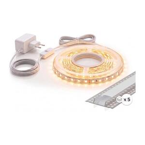 SmartLED SZETT 1x LED szalag MYLIVING LIGHTSTRIP LED/22W/230V 5m + 5x beépíthető profil 1 m 5xSD0107+1xP2022 kép