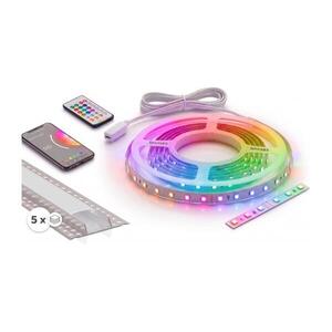 SmartLED Szett: 1x NEO LITE LED RGBW szalag LED/24W/230V 5 m IP65 Wi-Fi + 5x 1 m profil + távirányító 5xSD0107+1xIM0834 kép