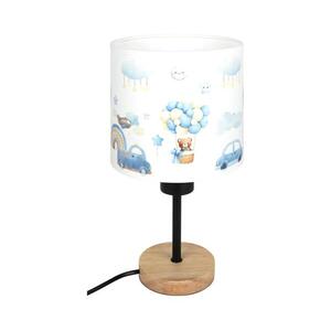 Brilagi - Asztali lámpa BOBO WOOD 1xE27/25W/230V tölgy/fekete/fehér/kék/mackós BG1567+BG5585 kép