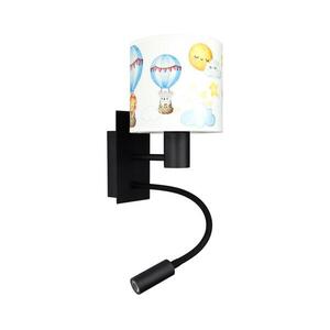 Brilagi - LED Flex. lámpa BOBO 1xE27/25W/230V + LED/3W fekete/fehér/állatmintás BG1558+BG5583 kép