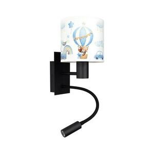 Brilagi - LED Flex. lámpa BOBO 1xE27/25W/230V + LED/3W fekete/fehér/kék/mackómintás BG1558+BG5585 kép