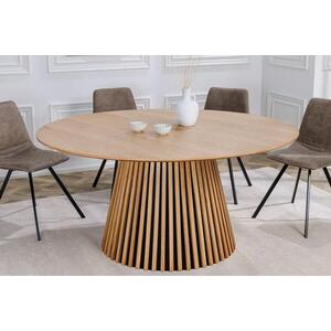 VALHALLA WOOD barna fa étkezőasztal 140cm kép
