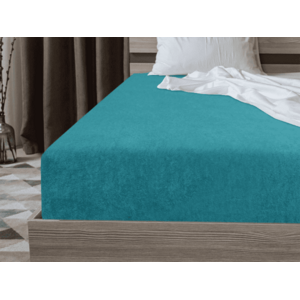 Frottír EXCLUSIVE türkiz lepedő 90x200 cm kép