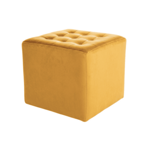 Mustárszínű LORI VELVET puff kép