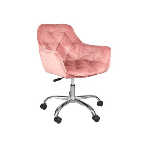 Irodai szék Q-190 VELVET, óarany rózsaszínű kép