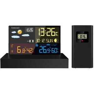 Berdsen BD-912 időjárás állomás kijelzővel, fekete kép