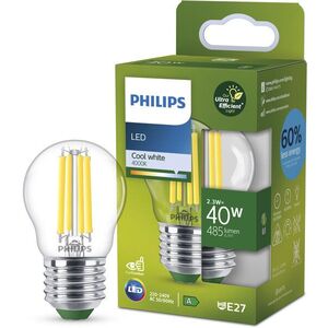 Philips LED 40 W, P45, E27, 4000 K, CL UE SRT4 kép