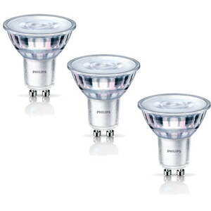 Philips LED Classic spot 4, 6-50W, GU10, 2700K, 3 db-os szett kép