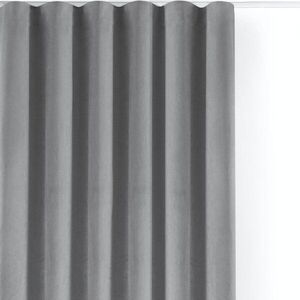Szürke bársony dimout (részleges sötétítő) függöny 200x175 cm Velto – Filumi kép