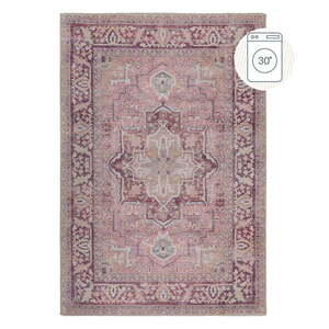 Világospiros mosható szőnyeg újrahasznosított szálkeverékből 120x170 cm Windsor – Flair Rugs kép