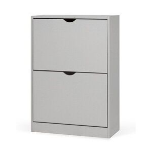 Szürke billenő ajtós cipőtartó 60x82x24 cm Stelo – Bonami Essentials kép