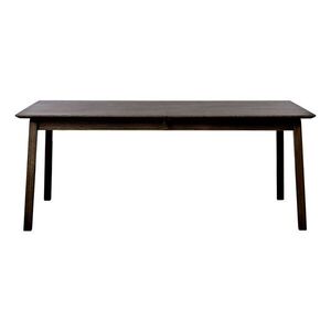 Bővíthető étkezőasztal hosszabbító asztallappal, tölgyfa dekorral 95x190 cm Bari – Unique Furniture kép