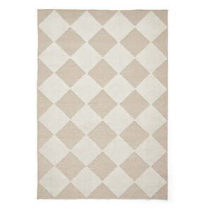 Fehér-bézs mosható szőnyeg 160x230 cm Lyna Beige&White – Think Rugs kép