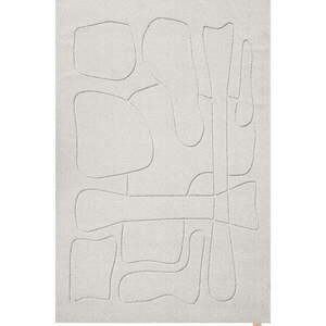 Világosszürke gyapjú szőnyeg 200x300 cm Morphic – Agnella kép