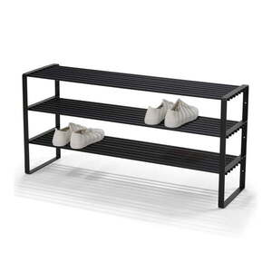 Fekete fém cipőtartó 100x48, 5x29 cm Rex – Spinder Design kép
