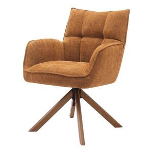 Narancssárga kárpitozott étkezőfotel szett 2 db-os Marilla – Unique Furniture kép