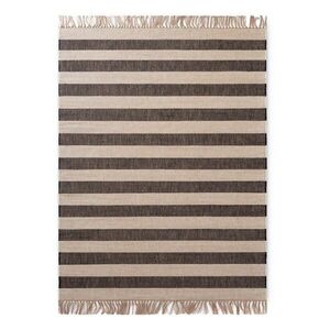 Fekete-krémszínű kétoldalas-kézi szövésű juta szőnyeg 160x230 cm Playa – Hanse Home kép