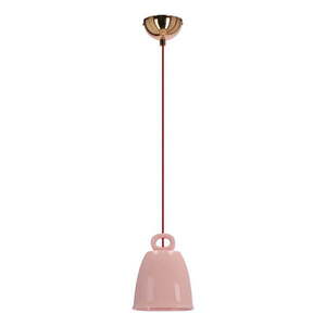 Rózsaszín gyerek függőlámpa kerámia búrával Sewilla – Candellux Lighting kép