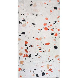 Narancssárga-elefántcsont színű mosható futószőnyeg 80x200 cm Italian Stone – Vitaus kép