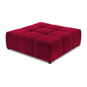 Piros bársony lábtartó Rome Velvet – Cosmopolitan Design kép