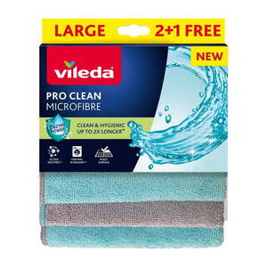 Mikroszálas törlőkendő szett 6 db-os Pro Clean – Vileda kép