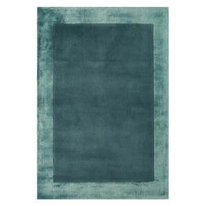 Petróleumkék kézi szövésű gyapjú keverék szőnyeg 120x170 cm Ascot – Asiatic Carpets kép