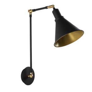 Fekete fali lámpa ø 20 cm Chicago – Opviq lights kép