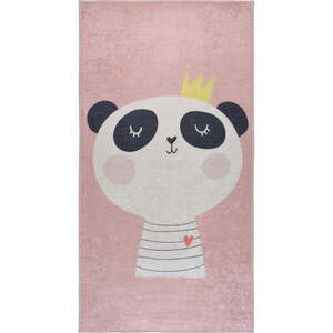 Világos rózsaszín mosható gyerek szőnyeg 100x160 cm Royalty Mascot – Vitaus kép