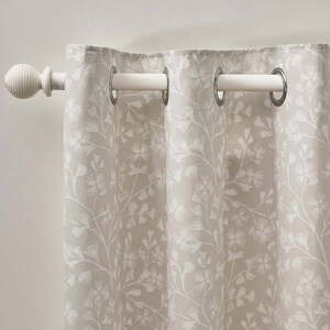 Bézs függöny szett 2 db-os 168x229 cm Brooke Floral – Catherine Lansfield kép