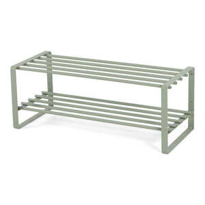 Szürkészöld fém cipőtartó 70x29x27 cm Rex – Spinder Design kép