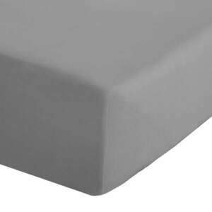 Szürke gumis perkál lepedő 90x190 cm Easy Iron Percale – Catherine Lansfield kép