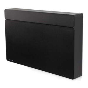 Fekete fém billenő ajtós-függő cipőtartó 78x48x13 cm Luigi – Spinder Design kép