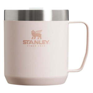 Világos rózsaszín rozsdamentes acél termobögre 350 ml Stay-Hot Camp Mug Rose Quartz – Stanley kép