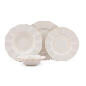Porcelán hatszemélyes étkészlet 24 db-os Waves – Kütahya Porselen kép