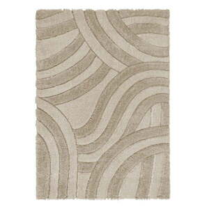 Bézs kézi szövésű szőnyeg újrahasznosított szálakból 200x290 cm Velvet – Flair Rugs kép