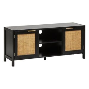 Fekete TV-állvány 120x52x38 cm Sherman – Premier Housewares kép