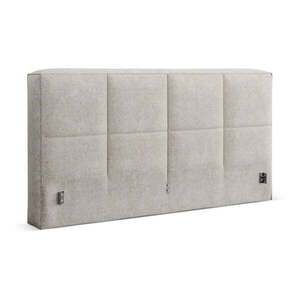 Bézs kárpitozott ágytámla 249x100 cm Darren – Micadoni kép