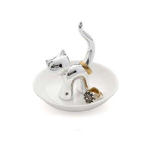Porcelán ékszertartó tál Cat – Balvi kép
