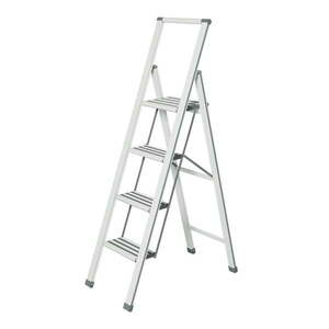 Fehér fém háztartási létra 153 cm – Wenko kép