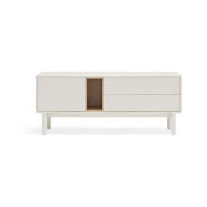 Krémszínű TV-állvány 140x56x40 cm Corvo – Teulat kép