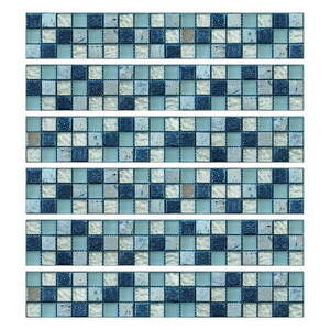 Matrica szett csempére 6 db-os 30x5 cm Artemis – Ambiance kép