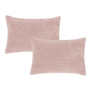 Bársony párnahuzat szett 2 db-os 50x75 cm Attica Velvet Embroidered – Bianca kép