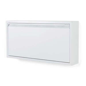 Fehér fém billenő ajtós cipőtartó 75x37, 5x12, 5 cm Billy – Spinder Design kép