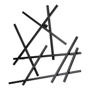 Fekete fém fali fogas 79 cm Matches – Spinder Design kép