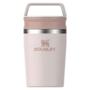 Világos rózsaszín rozsdamentes acél termobögre 230 ml Café-To-Go Travel Mug Rose Quartz – Stanley kép