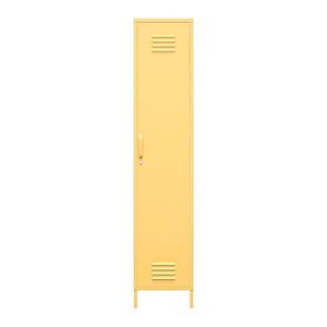 Sárga fém zárható szekrény 38x185x40 cm Cache – Novogratz kép