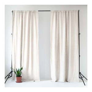 Fehér függöny 140x170 cm Night Time – Linen Tales kép